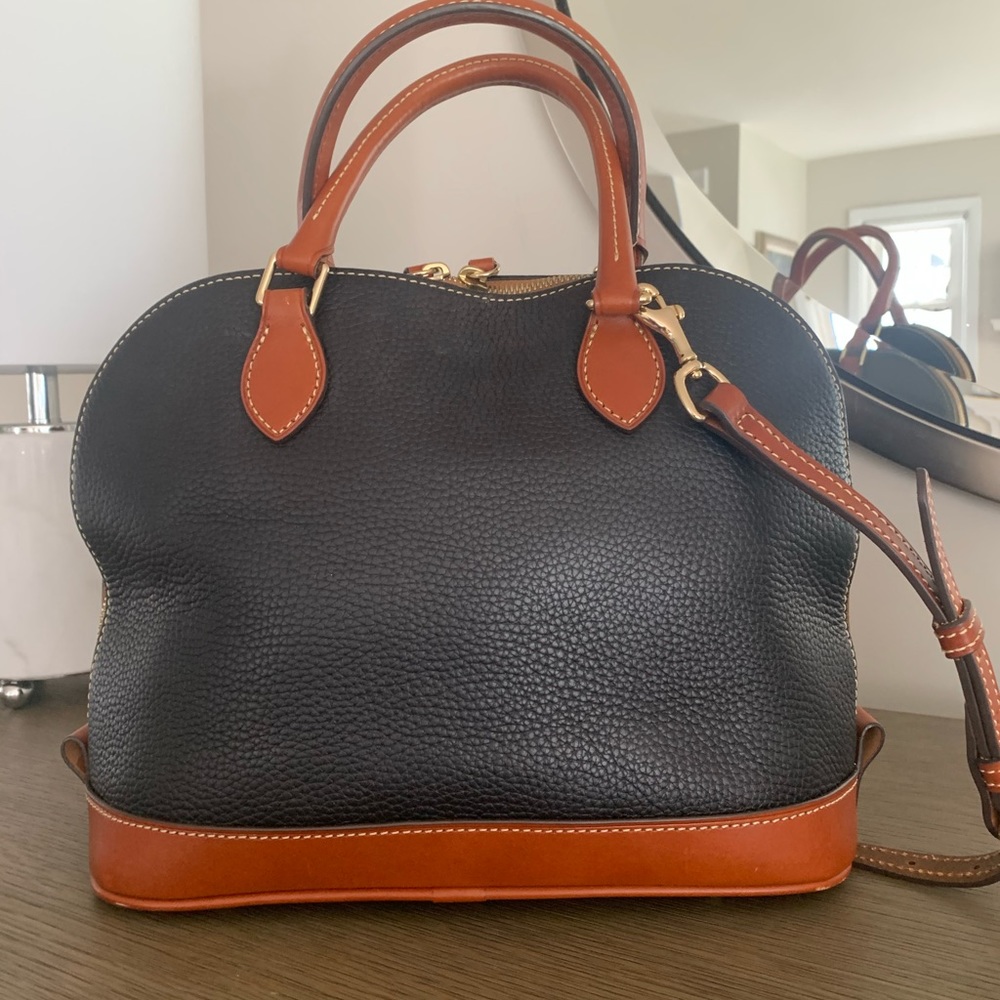 Dooney & Bourke Pebble Leather Zip Zip Satchel - Picture 2 of 6